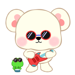 Lovely cute bear Momo 3(Animated)