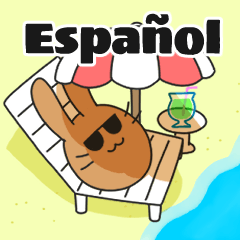 Rabbit & Mouse in Summer (Spanish)