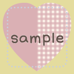 Sticker of heart shaped balloon.