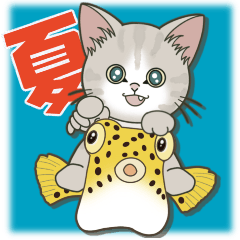 Kitten flying sticker 22