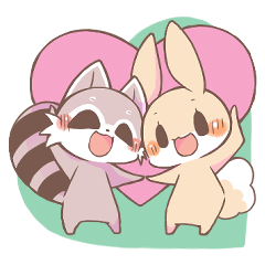 LOVE!Raccoon&Rabbit13