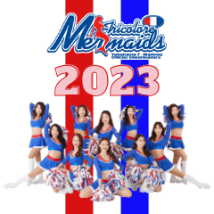 Tricolore Mermaids 2023 Daily Stickers
