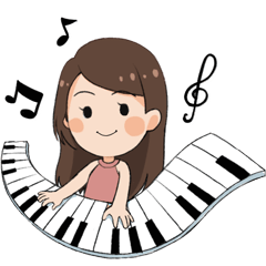 Ms. Rongrong- play the piano with you