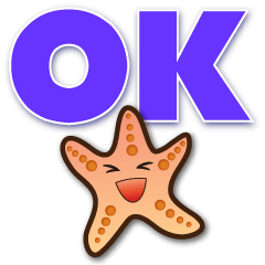 Cute starfish Useful phrases