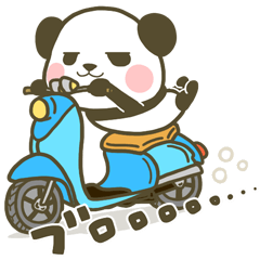 Move! Chubby Panda : Sleepy eyes