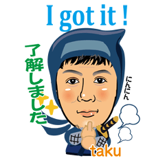 Taku Sato original Sticker5