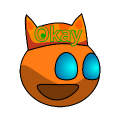 Orange single sticker2