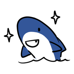 Q shark  stickers