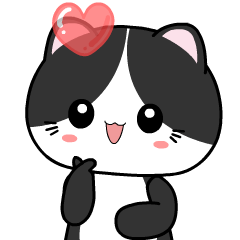 Baby Tuxedo Cat 4 : Pop-up stickers
