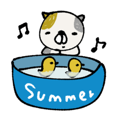 motto's Cat & Rabbit -summer-