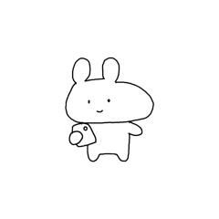 親知らずを抜いたうさぎ【連絡】