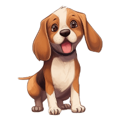Beagle-daily stickers