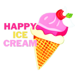 Ice cream stamp summer