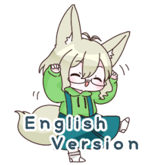 Hashinakun's sticker -English version-
