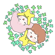 Sweet couple, Alkong and Dalkong