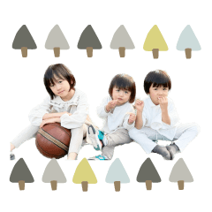 Sticker of Asahi, Hinata and Kota