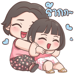 MOTHER-DAUGHTER LOVE [-Big Sticker-]