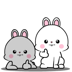 Lovely Rabbit 5 : Pop-up stickers