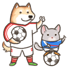 Animal Soccer Stickers