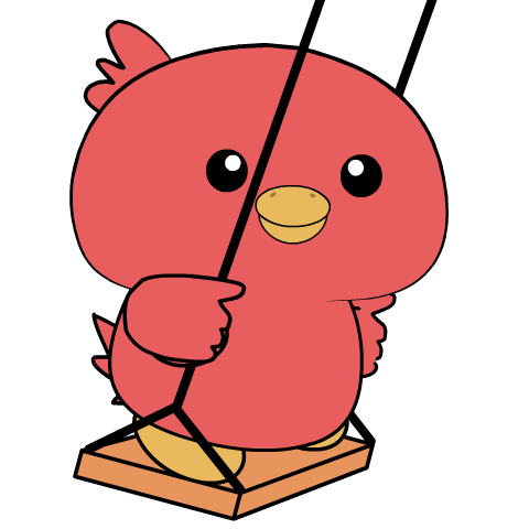 Red Bird : Pop-up stickers