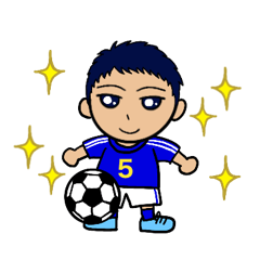 Soccer boy Blue&5