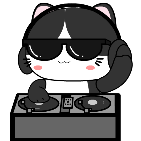 Tuxedo Cat : Pop-up stickers