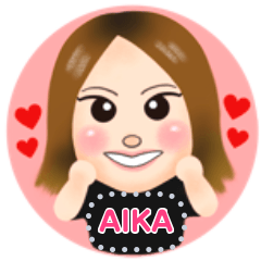 AIKA`s nigaoe stamp
