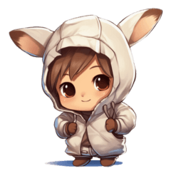 Rabbit Coat Child 01 _ Life