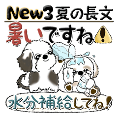 【New Ver.】シーズー犬 3『夏・長文』