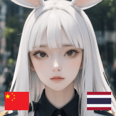 CN THAI white police bunny girl