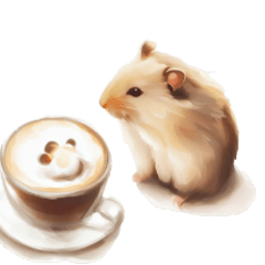 Tea time djungarian hamster