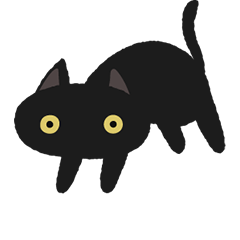 black cat, kkamango