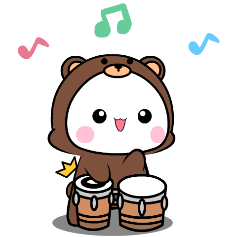 Bocil Bear : Pop-up stickers