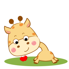 Cute little giraffe Martin 2(Animated)