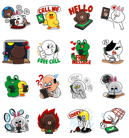 LINE Characters: Free Calls