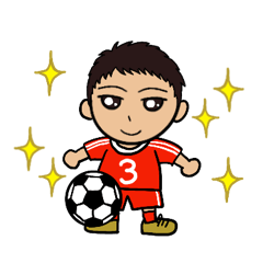 Soccer boy Red&3
