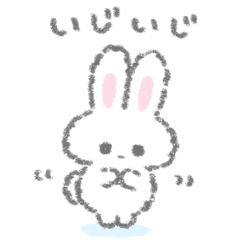 The white bunny stickers 10