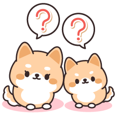 Contact of Shiba Inu Parent and Child