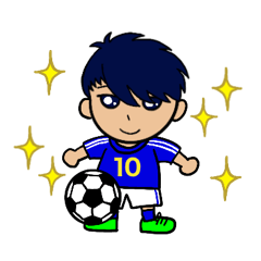 Soccer boy Blue&10