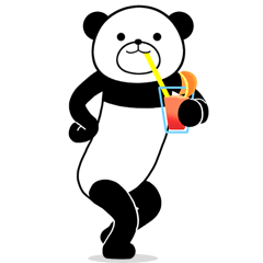 Munculan Panda energik: Musim panas