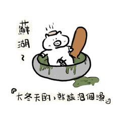 豬的塗鴉系列