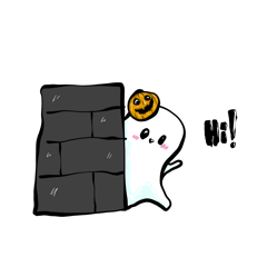 Cute baby ghosts