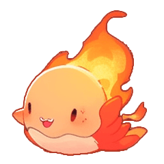 Cute little flame