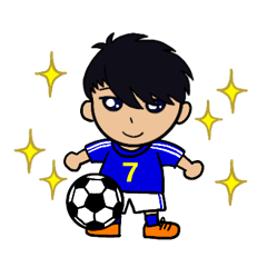 Soccer boy Blue&7