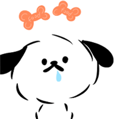cute dog sticker.. – LINE貼圖 | LINE STORE