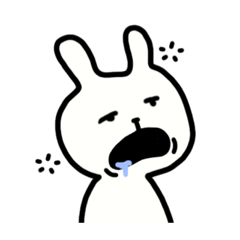 Emo Bunny! – LINE stickers | LINE STORE