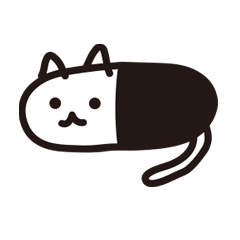 OKUSURI NEKO Sticker