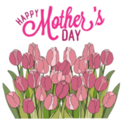 Happy Mothers Day lovely stickers