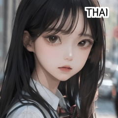 THAI pretty school uniform girl