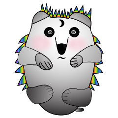 Rainbow Hedgehog Lover